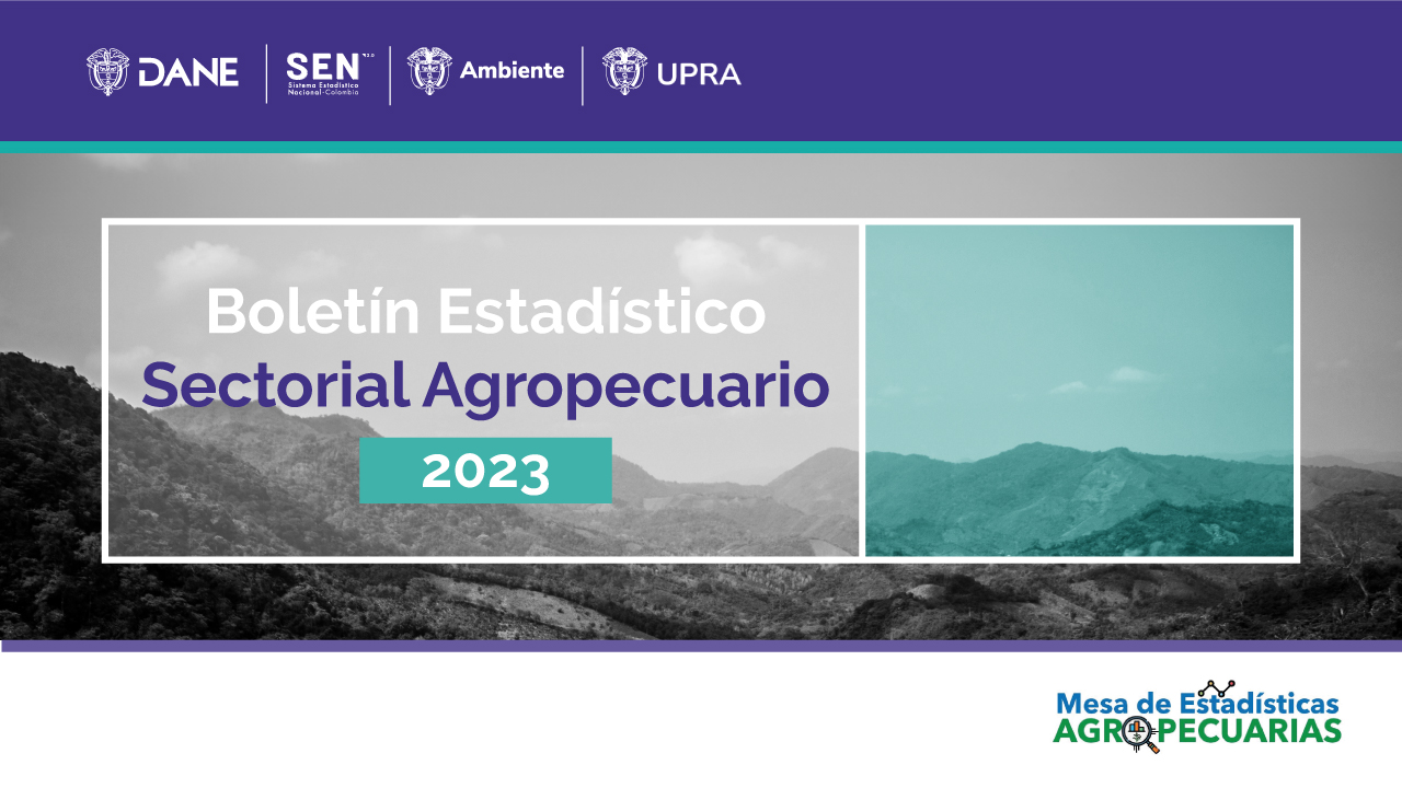 Banner Boletín Estadístico Sector Agropecuario