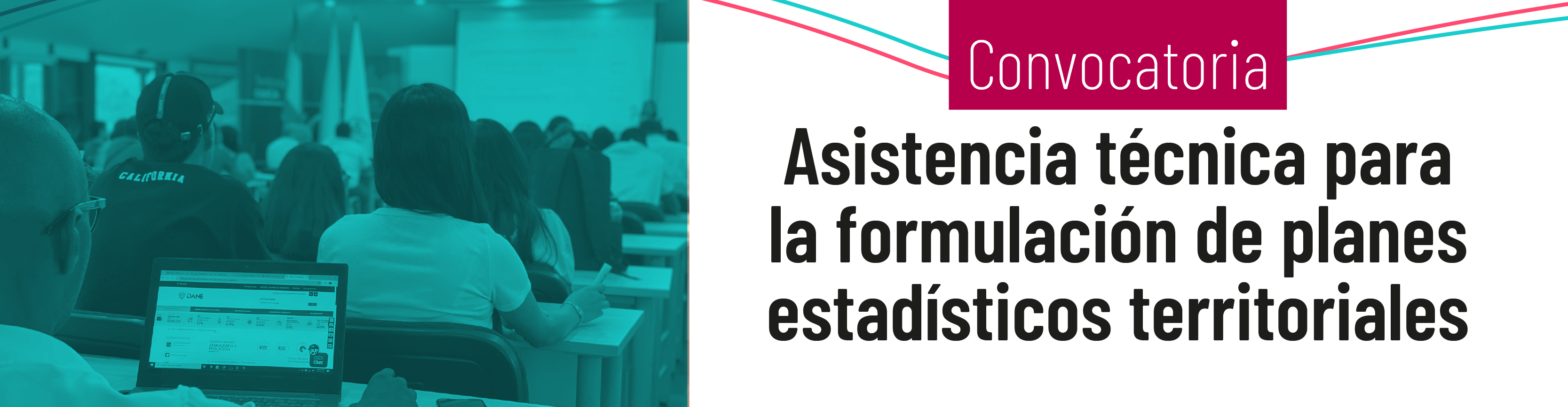 Inscripciones abiertas para la convocatoria asistencia técnica en formulación de planes estadísticos territoriales